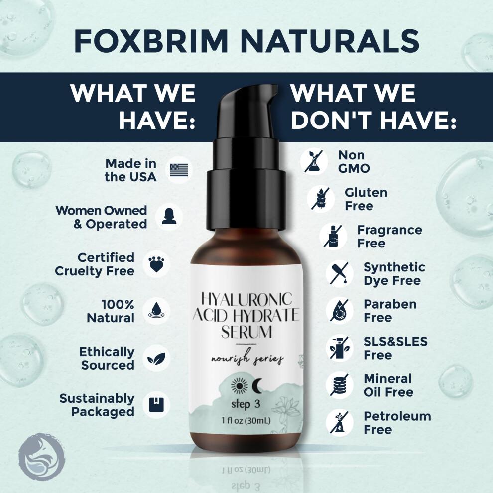 Hyaluronsure Gesichtserum - hydratisierendes Anti -Falten -Anti -Aging -Gesichtsserum - mit Vitamin C und E grnem Tee Jojobal - Natural und Bi