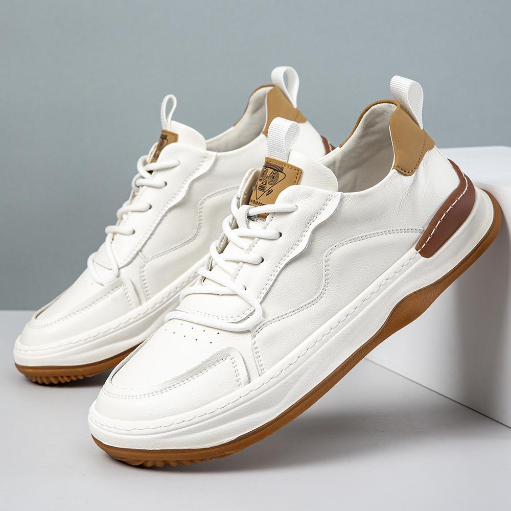 Мужская обувь новая универсальная трендовая маленькая белая обувь мужская четырехсезонная дышащая дезодорирующая мужская повседневная обувь для скейтборда