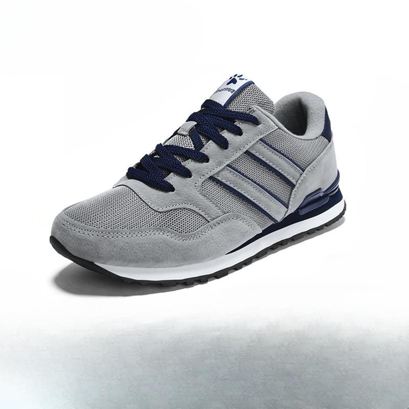 Брендовые мужские кроссовки, легкие кроссовки для бега на открытом воздухе для мужчин, кожаные сетчатые дышащие спортивные туфли, высококачественные дышащие теннисные туфли