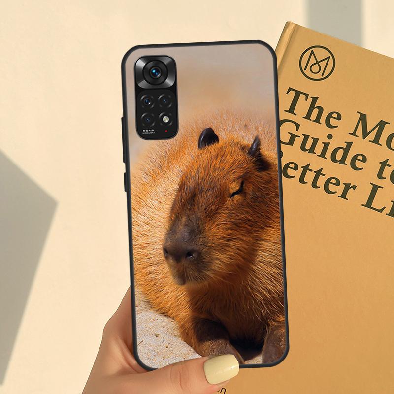 Чехол с изображением капибары для Xiaomi Redmi 10 10A 10C 9 9A 9C 9T Note 11 Pro 10 Pro 9 Pro 8 Pro 10S 11S