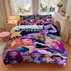Kpop Demons Bedding 3 Piece Set Hd Print Duvet Cover Pillowcases For Teens Adult Bedroom Decoration Christmas Gift C9211299