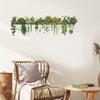 90x30 см наклейки на стену с зелеными растениями, водонепроницаемые, самоклеящиеся, из ПВХ, современная гостиная, детская спальня, растение в горшке, зелень, настенное художественное украшение, наклейка