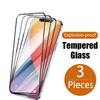 Защитное стекло из 3 предметов с полным покрытием для Huawei P20 P30 P40 Nova 3 3i 4e 5 6 Samsung A6 A7 A8 Redmi Note 7 8 9 10 11