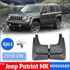 Front Rear 4pcs Mud Flaps for Jeep Patriot MK Fender Mud Flap Splash Guard Fenders Mudguards Car Accessories 2010-