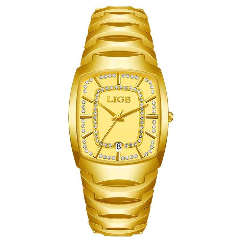 LIGE Luxury Ladies Watch Ceramic Waterproof Quartz Watch for Woman High Quality Female Clock Elegant Women's Watches+Box