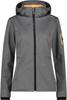 Куртка CMP Softshell Jacket Zip Hood Women (39A5006M) Женская куртка из софтшелла Meliert (39A5006M) nero mel./melone