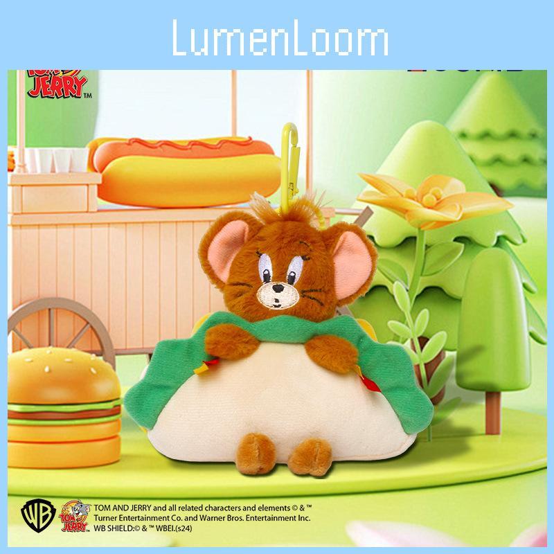 Мультфильм Том и Джерри Торт Тако Подвеска Мышонок Джерри с мягким коротким ворсом для детей и коллекционеров