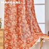 1PC NAPEARL Hot Selling Fashionable and Versatile Japanese Printed Tassel Cotton Linen Curtains for Small Windows Balcony Home Dceor