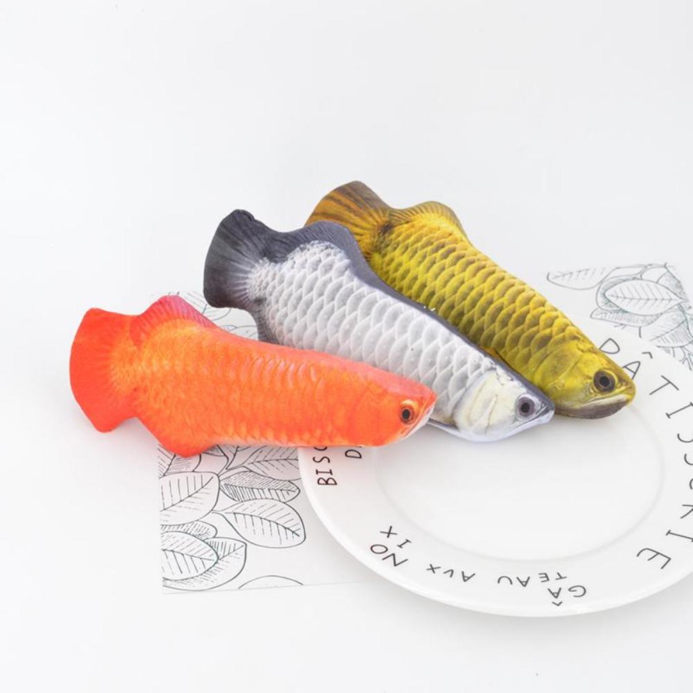 Плюшевая мягкая игрушка длиной 20 см в виде забавной имитации рыбы, с мягким наполнителем, — это милая игрушка для кошки, которую можно использовать для украшения дома.
