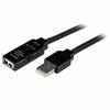 Кабель Startech-USB Startech USB2AAEXT10M Черный