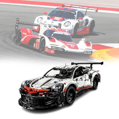 50см Технический 1580шт Классический Porsched 911 Rsr Спортивный автомобиль Конструктор Игрушка