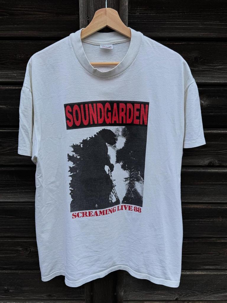 Vintage Soundgarden Band 1988 Creaming Live 88 T-shirt All Size
