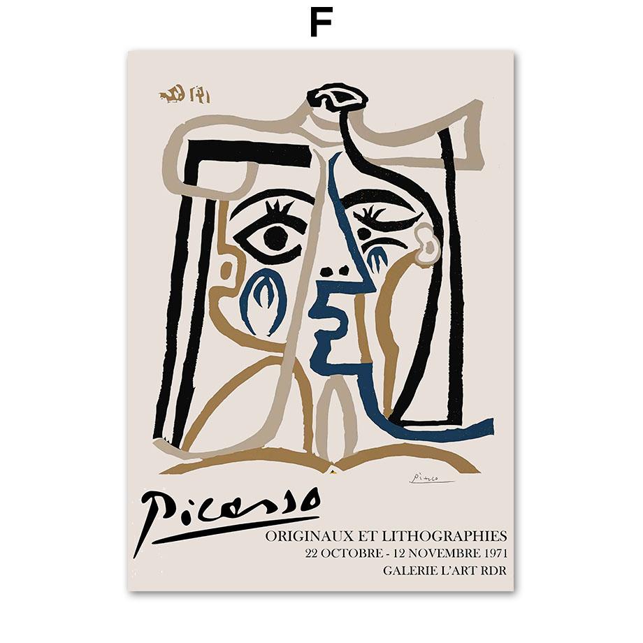 Абстрактный Матисс Пикассо Лицо Голубь Лист Скандинавские Постеры и Принты Живопись Настенное Искусство Холст Настенные Картины для Декора Гостиной