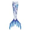 Girls Mermaid Swimsuit With Tail Fin Costume Swimming Pool Beach Performance Kids Swimwear Set