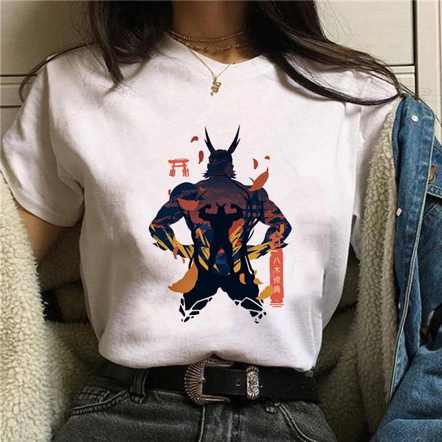 Манга Милый Моя Геройская Академия Аниме Футболка Женская Boku No Hero Academia Футболка Бакуго Химико Тога Футболки Аниме Деку Футболка