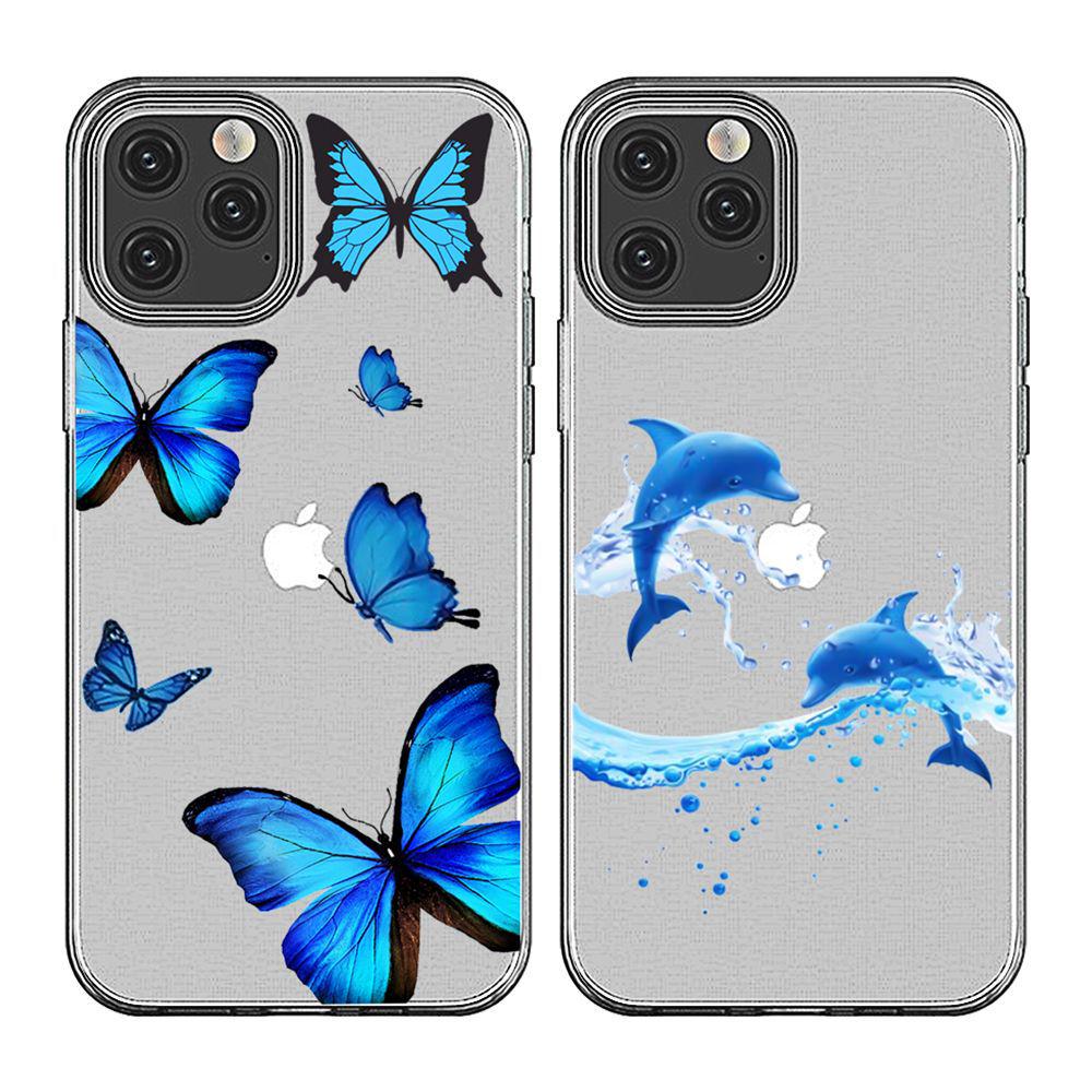 Чехол для мобильного телефона Apple 15 из прозрачного ТПУ 14PRO MAX с кружевным тиснением Soft Shell