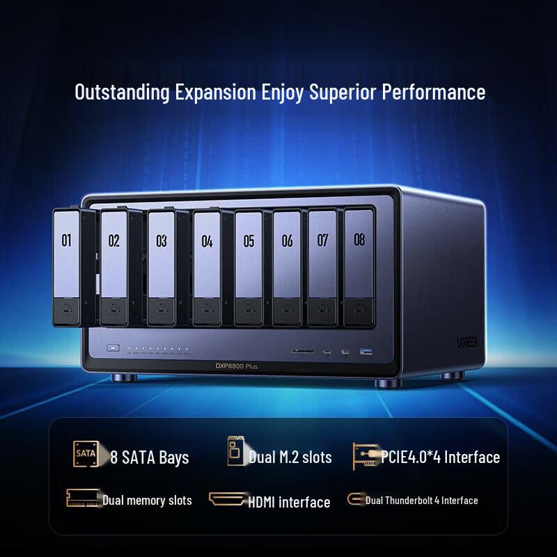 UGREEN DXP8800 Plus 8-Bay Enterprise NAS