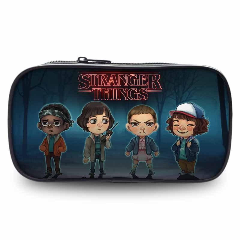 Вместительный пенал Stranger Things из ткани Оксфорд для студентов, универсальный дизайн