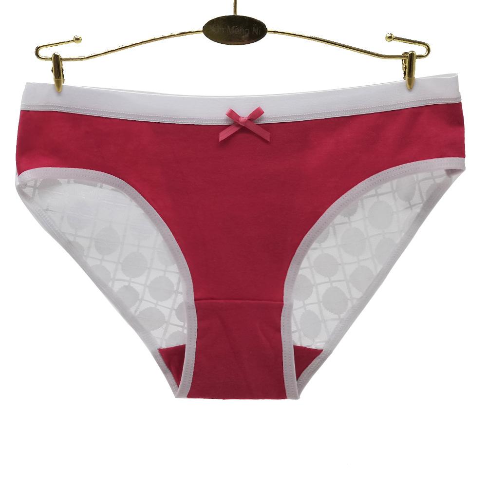 Сексуальные кружевные трусики, женское хлопковое нижнее белье, прозрачные трусы, трусы, нижнее белье, 6 шт./лот