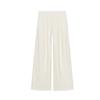 Summer New Product Women's Clothes French Pleated Design Drape Fabric Mid Waist Wide Leg Casual Trousers 8338504