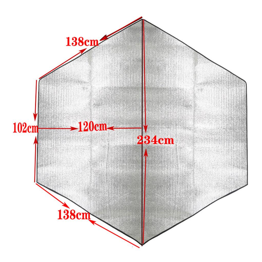Moisture-Proof Mat – Carry Anywhere For Outdoor Fun Picnics Cloth Hexagonal Moisture-proof Mat Play