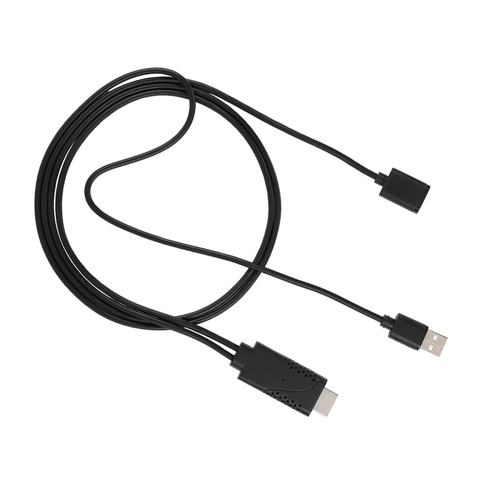 2 в 1 1080P USB Female to HDMI Male HDTV адаптер кабель шнур для iPhone Android