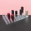 Прозрачный держатель-органайзер для помад с отделениями, дисплей для косметики