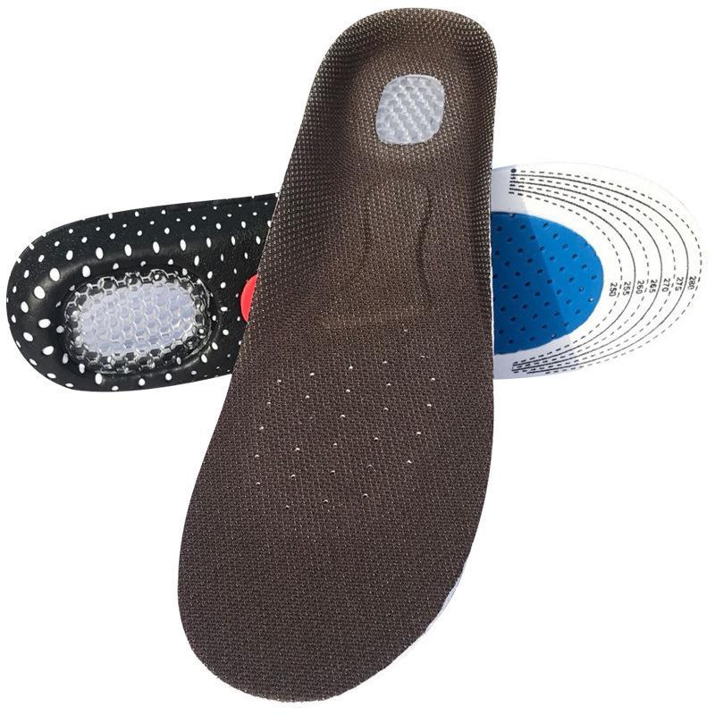 1 пара новых модных женских и мужских гелевых ортопедических спортивных стельок для бега, вставка для обуви, поддержка свода стопы, подушка для пятки