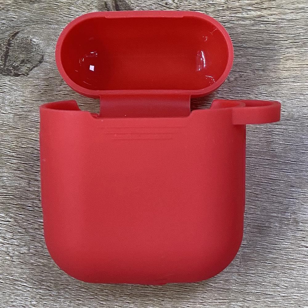 Радужный силиконовый защитный чехол для AirPods 3 с крючком