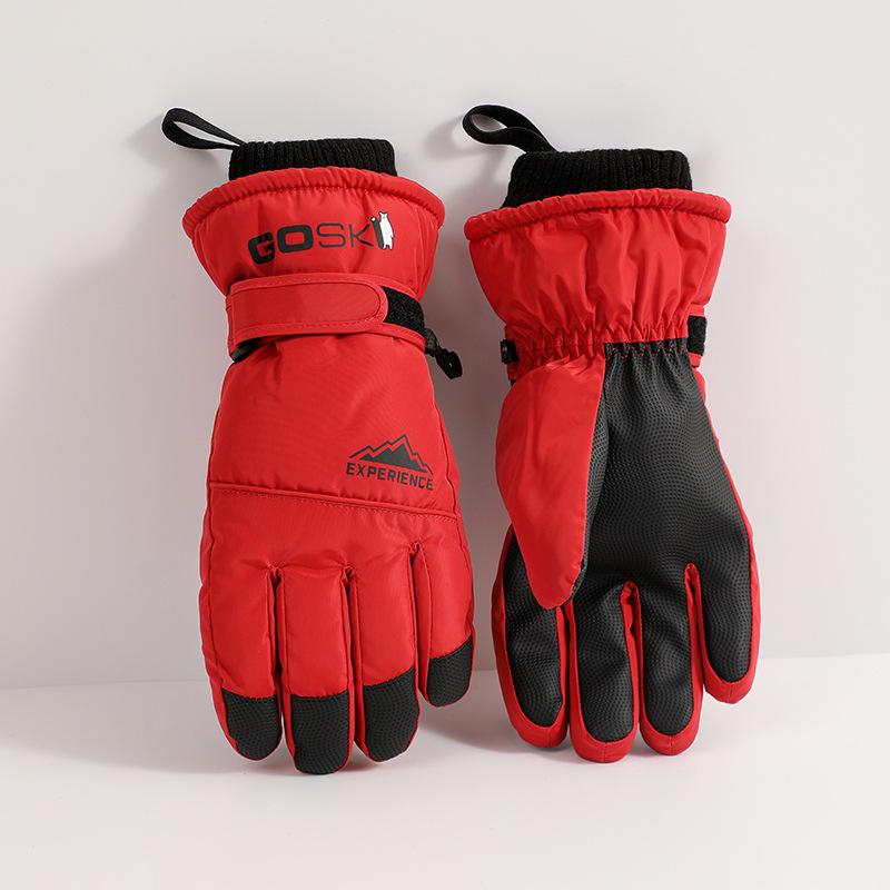 Winter Touch Screen Warm Gloves for Cold Proofing and Velvet Men and Women Ski Gloves Outdoor Thickened Fashionable Cycling Gloves