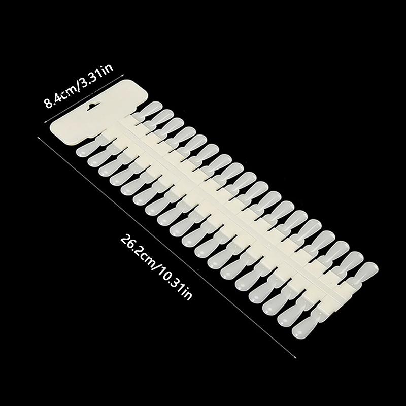 1 Набор Натуральный Прозрачный Цвет Карта Съемный Дисплей для Нейл-Арта Дизайн Капля Слезы Подставка для Типсов Искусственных Ногтей Инструмент для Практики Маникюра Гель-лаком