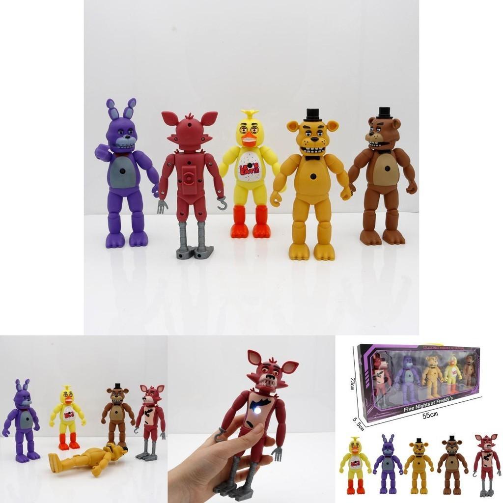 Набор игрушек - фигурок для экшена Five Nights At Freddy's. Безопасный, нетоксичный и предназначен для детей от 3 лет и старше.