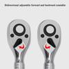 Two-way Square Head Spanner 72-Tooth Ratchet Socket Wrench Drive Stubby Ratchet  Home Maintenance