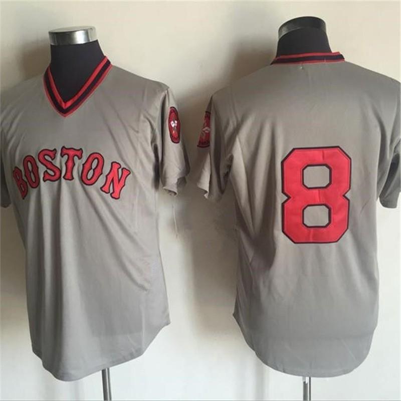 Vintage Boston Red Sox Baseball Jersey Unisex Cotton Blend Sport Top Casual Wear