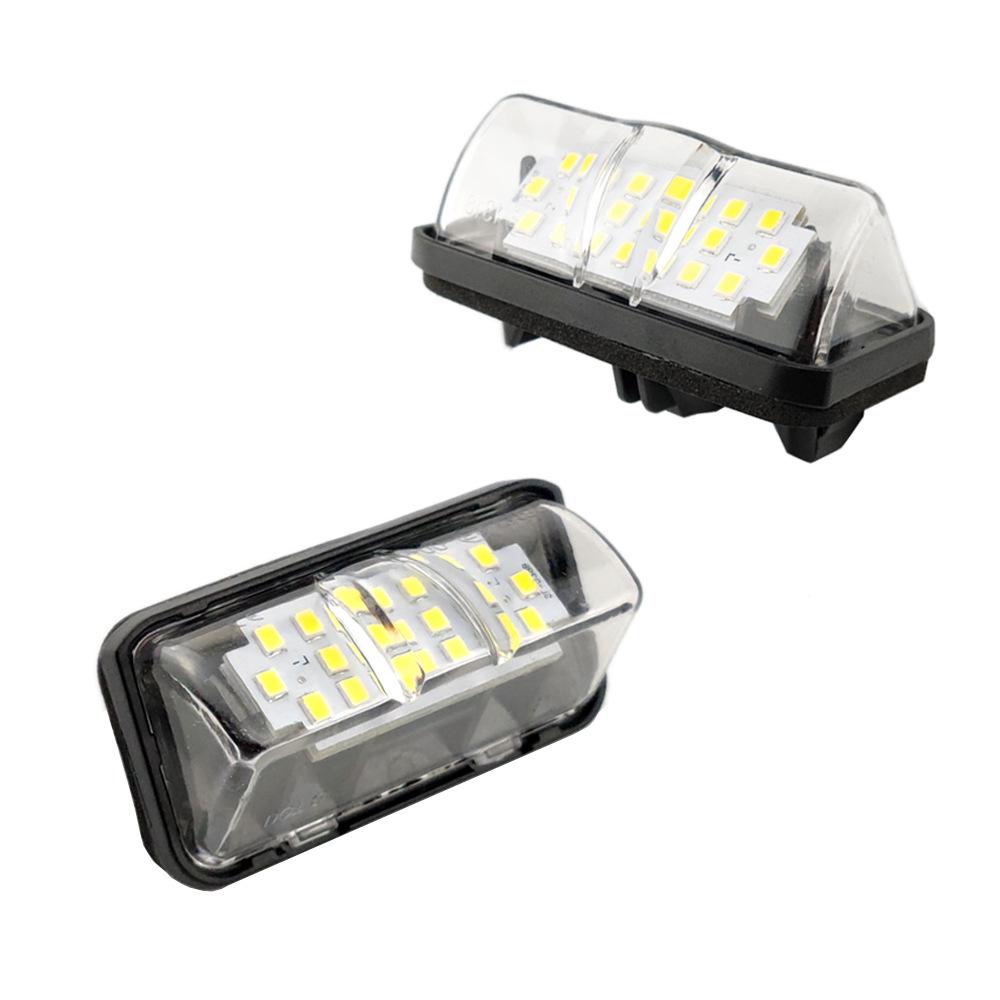 Совместимая подсветка номерного знака для Toyota RAV4, Alphard, Vellfire, Corolla и Prius