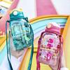 650ml Cute Kids Water Bottle with Straw Free BPA Leakproof Outdoor Portable Children's Cups School Water Bottle for Children 1PC