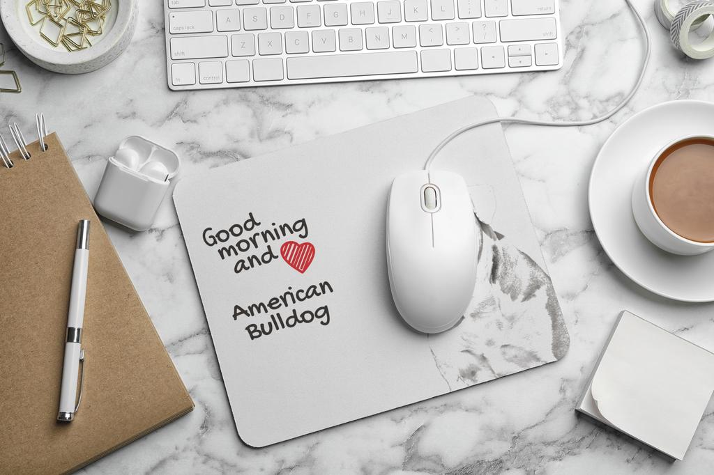 American Bulldog, Old Country Bulldog – Mouse pad with print, personalized dog-themed mouse pad | Art-Dog