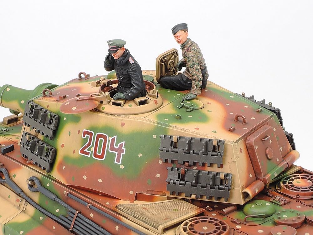 Tamiya Серия военных миниатюр 252 Немецкий Королевский Тигр Фронт в Арденнах Пластиковый модельный комплект 35252 Нет. 1/35