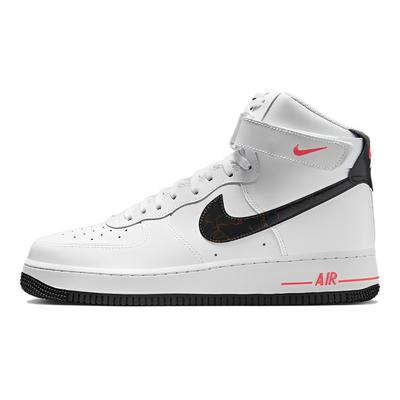 Кроссовки Air Force 1 High Electric для мужчин Белые Черные Ярко-малиновые FD0730-100
