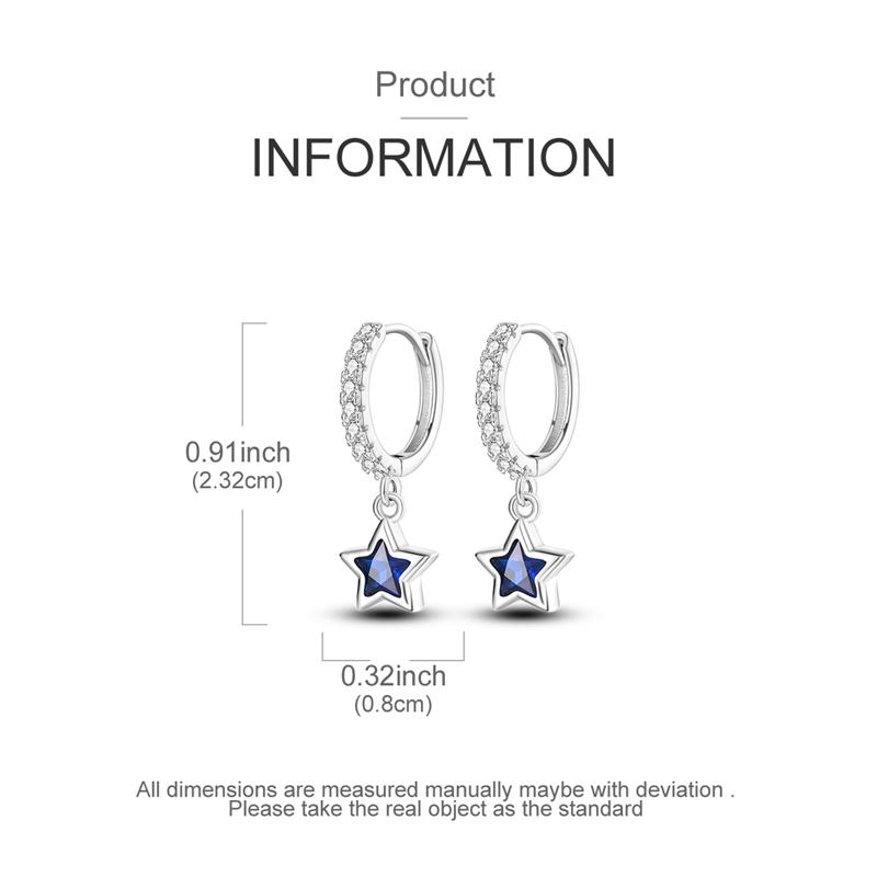 New 925 Sterling Silver Earrings Butterfly Turtle Wings Stars Moon Star Hoop Earring for Women Making Jewelry Gift