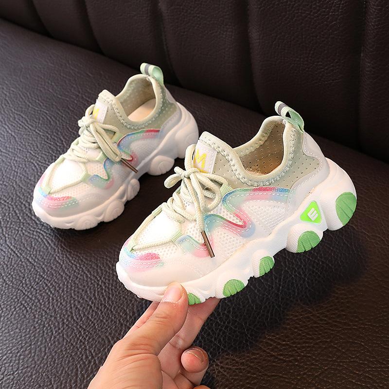 Children's Sports Shoes Girls Daddy Shoes Casual Shoes Spring and Autumn Boys Soft Soled Running Shoes