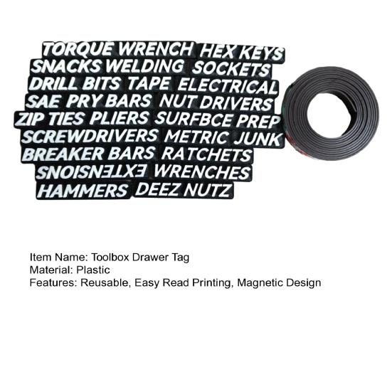 Yousheng 1 комплект бирок для ящиков инструментов 3D магнитные органайзеры для ящиков инструментов многоразовые легко читаемые наклейки для организации мини-ящиков инструментов
