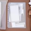 Diary Ticket Storage Binder Folders Binder Pockets Document Filing Bags PVC Notebook Pouch Bags