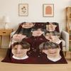 Kpop BBTS Fashion Group Звездное Фланелевое Одеяло Мягкое Теплое Плед для Спальни Гостиной Кровати Путешествий Кемпинга Пикника Подарок