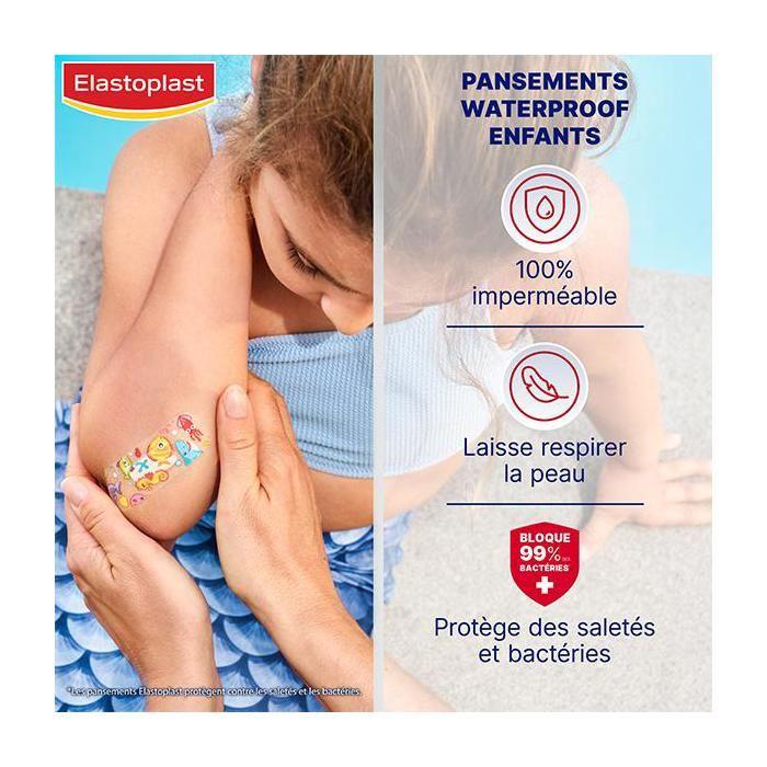 Elastoplast Pansements Enfants Imperméable Tatoo x 20