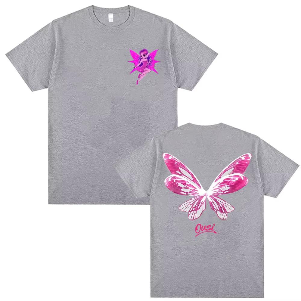 Omar Courtz Por Si Manana No Estoy Album 2026 Butterfly Graphic T Shirts Men Women Harajuku Aesthetic Casual Streetwear