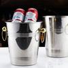 Stainless Steel Ice Bucket for Wine Champagne 2/5L Heavy-Duty Insulated Wine Cooler for Bars Hotels Parties Rust-Proof Thickened Barrel