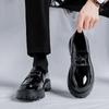 Men'S Shoes Summer New British Style Business Casual Leather Shoes Platform Height Increase One Pedal Doudou Tide Shoes 1061-R