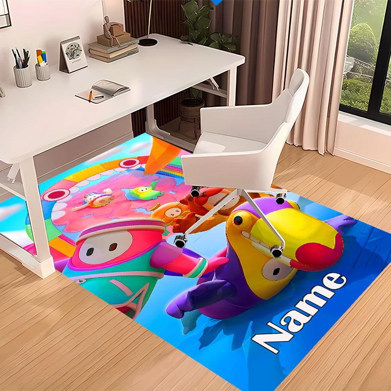 Custom personalization Stumble Guys Print Area Rug - Soft, Washable Non-Slip Indoor Mat,Living Room,Home&Office Decorative Rug