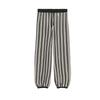 Autumn New Women clothes French style Design High Waist Stripe Linen Blend Trousers Casual Pants 5536007